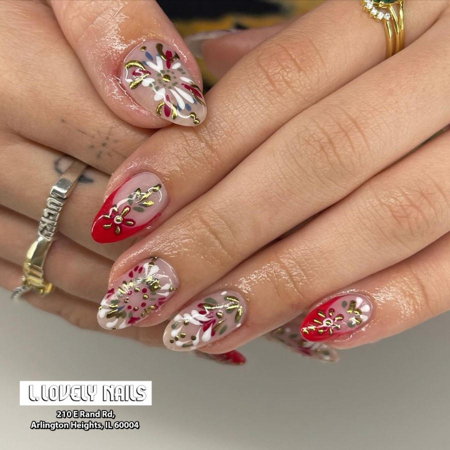 stunning nail by L.Lovely Nails 